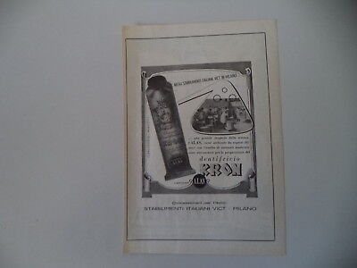 advertising Pubblicità 1947 DENTIFRICIO BIEMME 