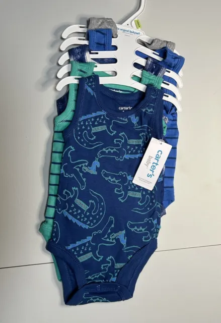 Carters Baby Boy Size 3 M 5 Pieces NWT