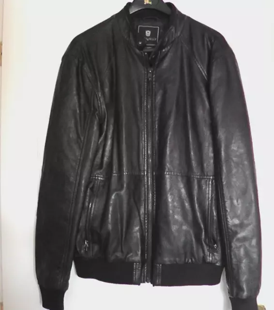 Steel and jelly leather jacket sales
