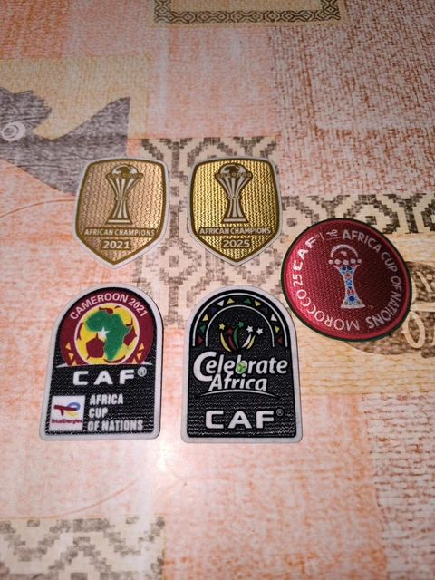 Patch Thermocollant CAN 2025 – Maroc, Sénégal Et Toutes équipes, Taille S à XXL