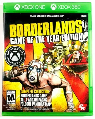 Borderlands: Game of the Year Edition GOTY USED SEALED (Xbox 360 / Xbox One)