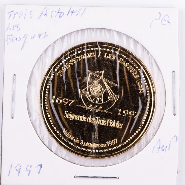 $2 1997 Trois-Pistoles / Les Basques Quebec QC126 AuP Canadian Municipal Token