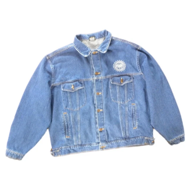 Nemesis Sportswear Denim Blue Jean Jacket Type 3 Men's XL Trucker Made in USA