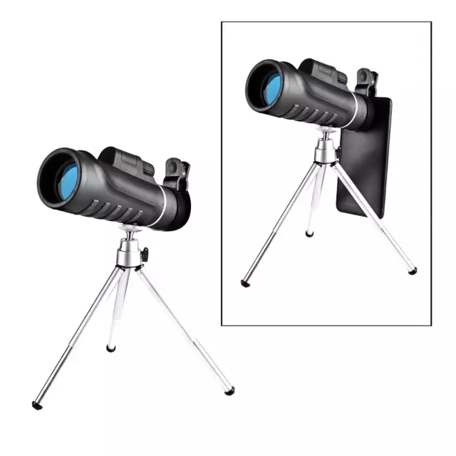 Shockproof Outdoor Monoculars Telescope 12X50  with Tripod,Durable  And Rubber