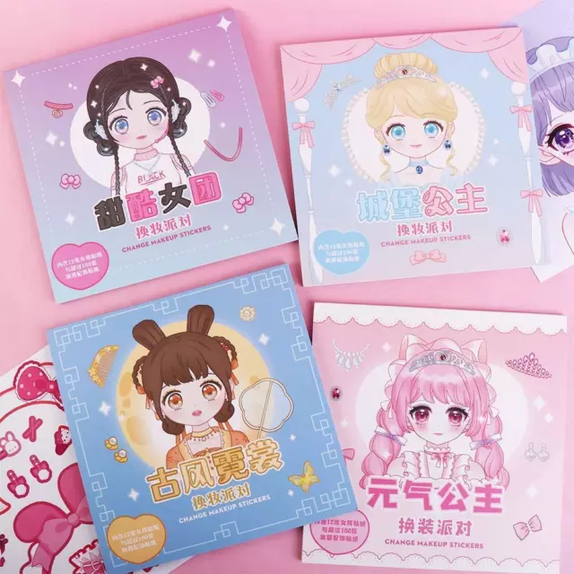 Make Your Own Princess Sticker DIY Decorative Sticker Princess Dress Up Sticker
