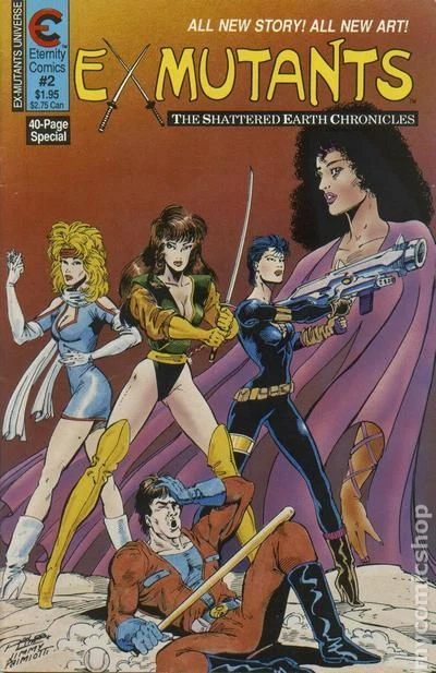 Ex-Mutants The Shattered Earth Chronicles #2 FN 1988 Stock Image