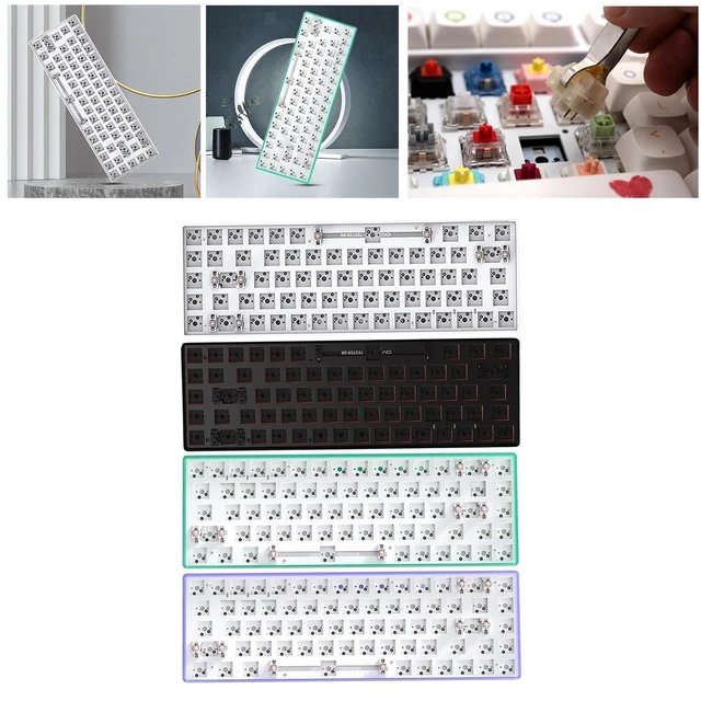 TESTER68 MECHANICAL KEYBOARD 3/5Pin Hotswap Gaming Compact Layout ...