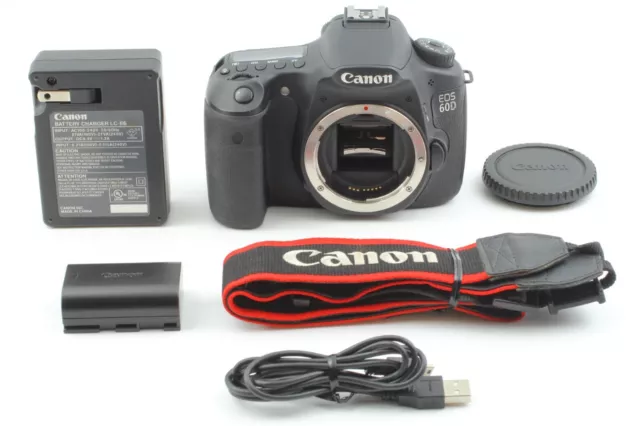 [NEAR MINT] Canon EOS 60D 18.0 MP DSLR Camera 981 shots from Japan 3E08