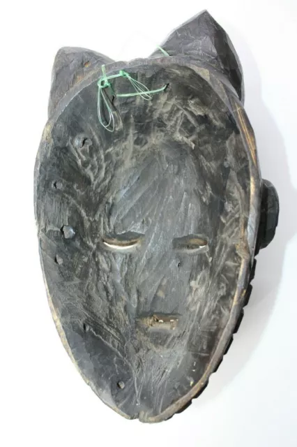 Old Antique Wooden Fine Punu Shaman Mask from Gabon Tribal Art African Rare 27cm 5