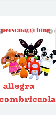 Bing Peluche  Bing e i suoi amici  SULA PANDA o altro peluche disponibile 