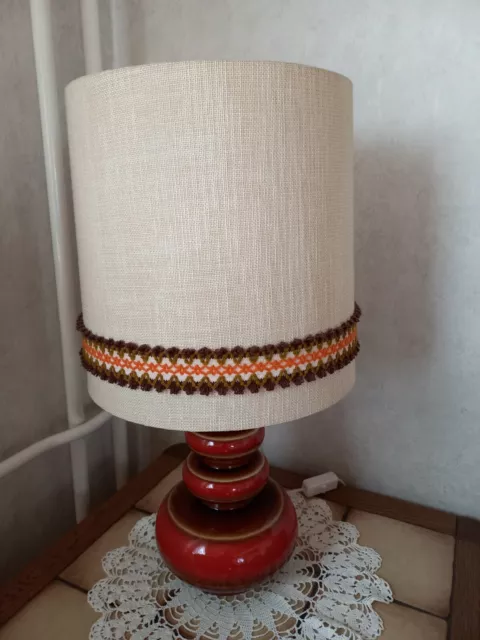 Stehlampe Vintage 70 er Jahre orange