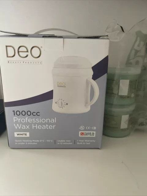 Deo Professional 1000 cc Riscaldatore pentola cera più 2 vasche cera offerte gratuite