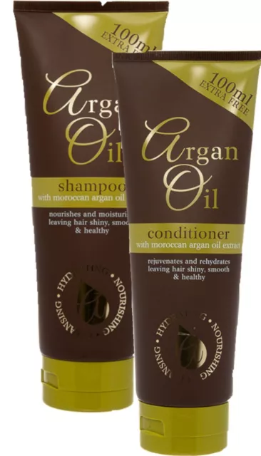 Xpel Argan Oil Shampoo & Conditioner 300ml Each Moroccan Hydrating Ladies Hair