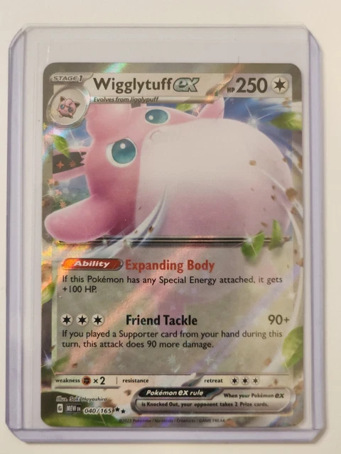 Wigglytuff ex Double Rare NM/M Scarlet & Violet Pokémon 151 English 040/165