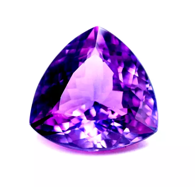 Naturel 10.00 CT Ceylan Bleuet Bleu Violet Saphir Trillion Coupe Gemme