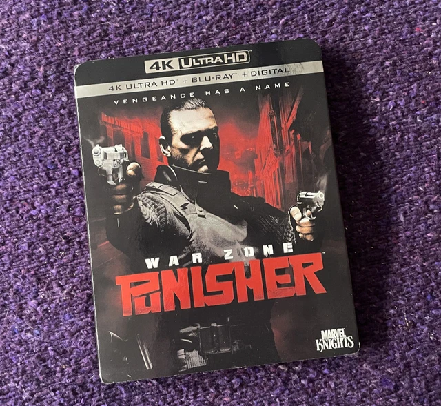 PUNISHER: WAR ZONE 4K UHD+Blu ray (2018 OOP Slipcover Ed.) - MARVEL - BRAND NEW
