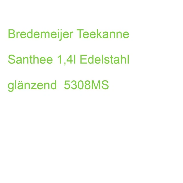 Bredemeijer Teekanne Santhee 1,4l Edelstahl glänzend 5308MS (8711871028551)