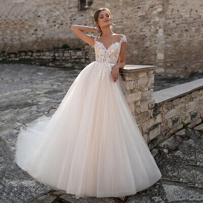 A-Linie Spitze Brautkleid Hochzeitskleid Kleid Braut Babycat collection BC740 