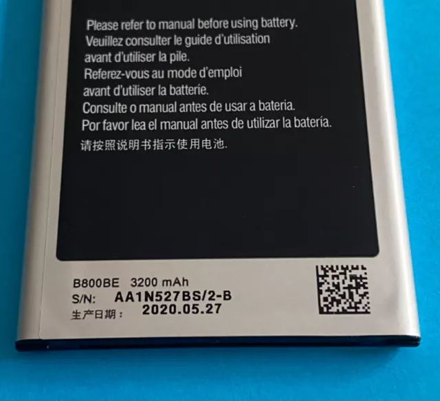 BATTERIE ORIGINALE GALAXY SAMSUNG NOTE 3 B800BE 3200mAh SM-N900 SM-N9005 AKKU 3