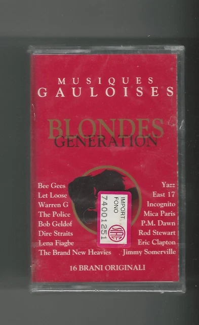 Musicassetta K7 Musiques Gauloises:blondes Generation 1995 Nuova Sigillata