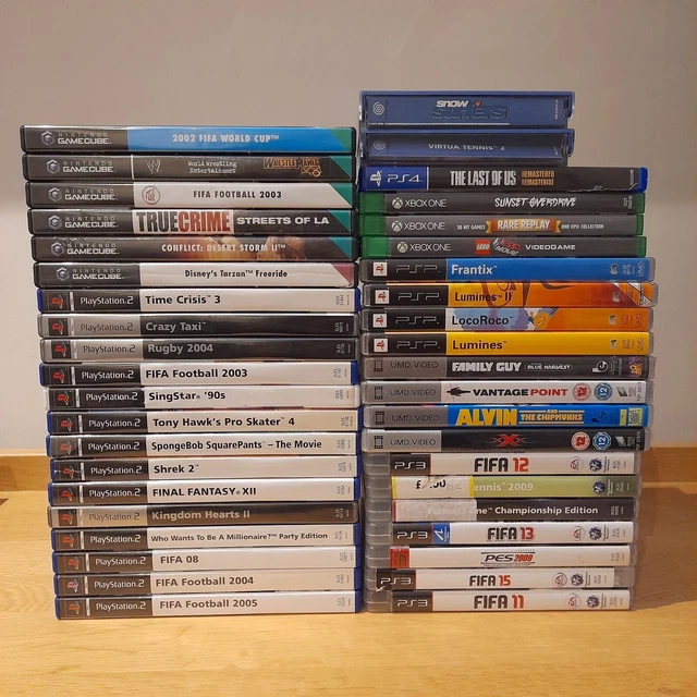 40 X GAME Bundle PS4 PS3 Xbox One Gamecube Dreamcast PSP UMD Joblot