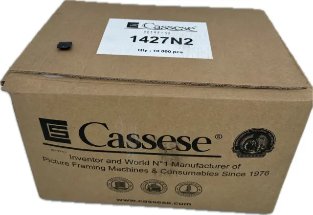 Cassese Attache 1427N2 (2 mm), noire,  Carton de 10000