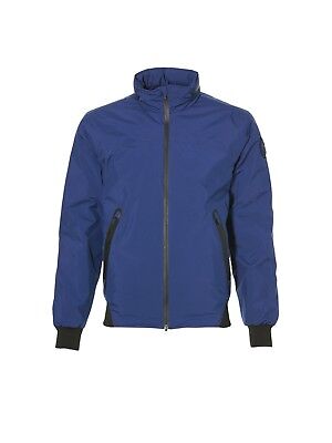 Giacca da uomo blu North Sails douglas jacket con zip e tasche casual polsino