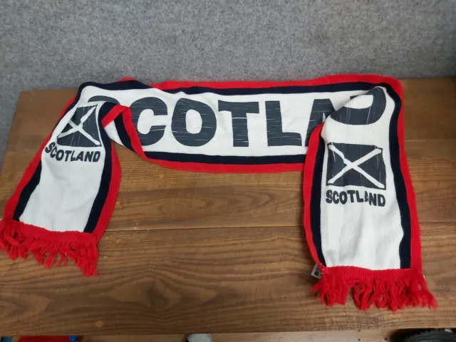 Vintage Scotland Football Supporters Scarf