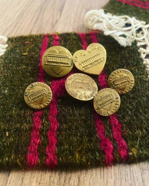 Antique Vintage Carhartt Buttons