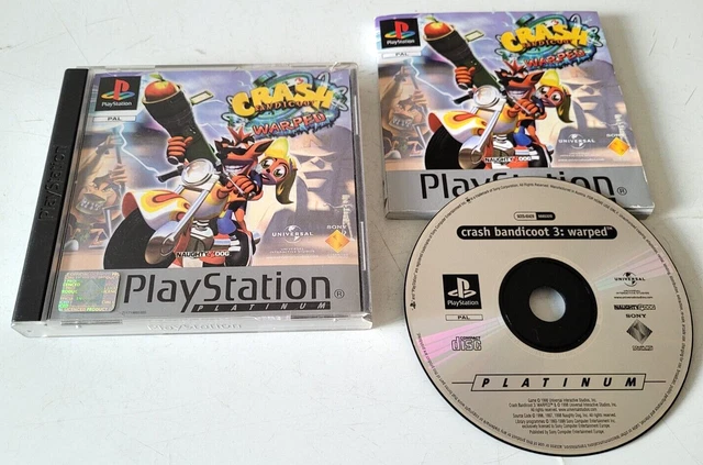 JEU PS1 CRASH BANDICOOT 3 : WARPED