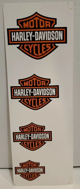 Harley Davidson Motorcycle Emblem Logo Bar Shield Stickers Helmet Decal New