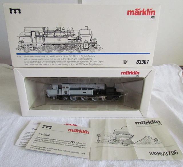 Märklin 83307 Locomotive Vapeur H0 – Analogique/numérique – Occasion Sous Emballage