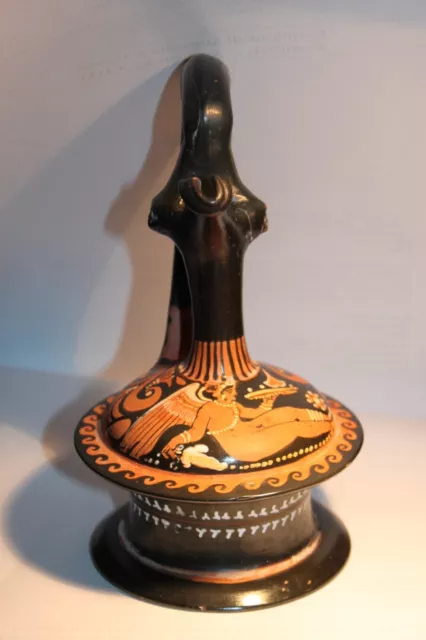 QUALITY ANCIENT GREEK GNATHIAN POTTERY RED FIGURE EPICHYSIS 4th CENTURY BC