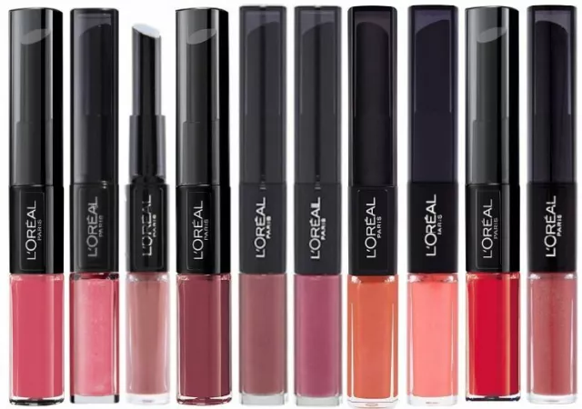 L'OREAL Paris Infallible 2 Step Lipstick - CHOOSE SHADE - NEW Sealed