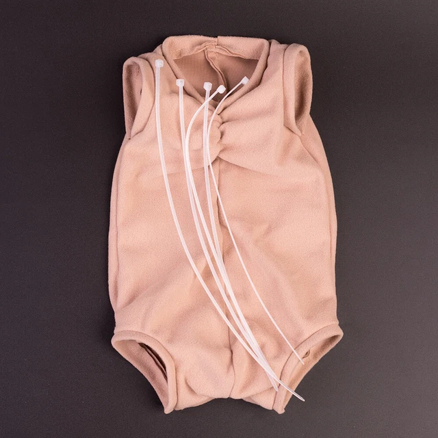 22" Reborn Baby Dolls Cloth Body for DIY Realistic Boy/Girl Doll Supply Repair