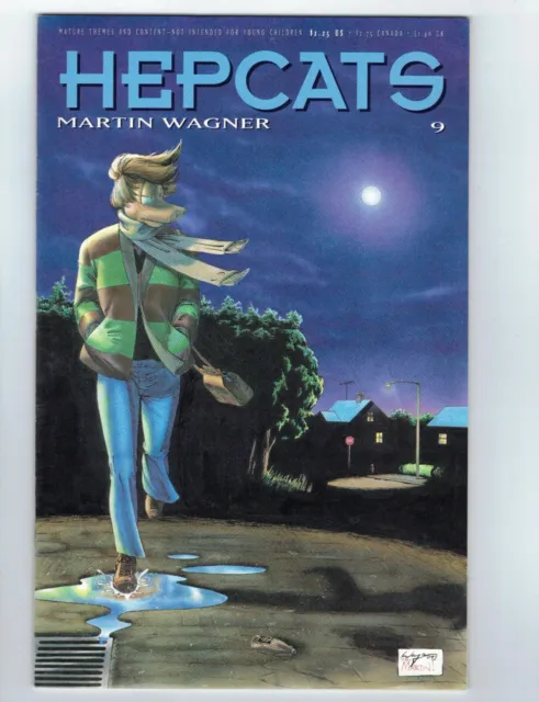 Hepcats #9 VF+ signed by Martin Wagner - anthropomorphics - cerebus jam dave sim