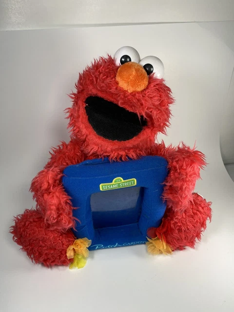 ELMO Busch Gardens Sesame Place 2011 Plush Doll w/ Picture Frame- Sea World