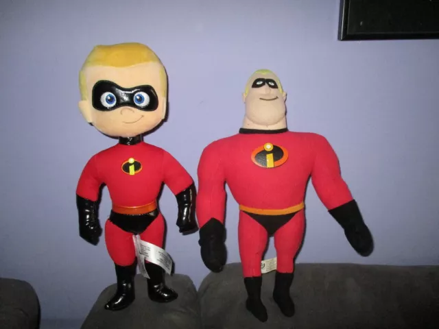 THE INCREDIBLES MR INCREDIBLE Dash soft toys bulk lot. 35.00