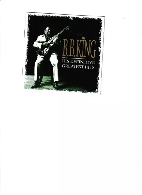 B. B. KING-"His Definitive Greatest Hits" 1999 Aust. 2CD  MCA