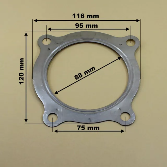 Abgasturbolader , Abgasrohr Dichtung für Audi , Seat und VW , Abgasrohr Flansch