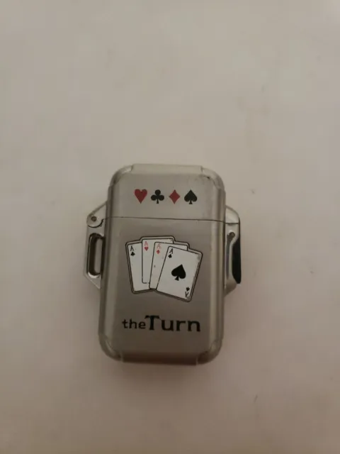 “The Turn” Collectible Poker Hand Straight Lighter metal read description