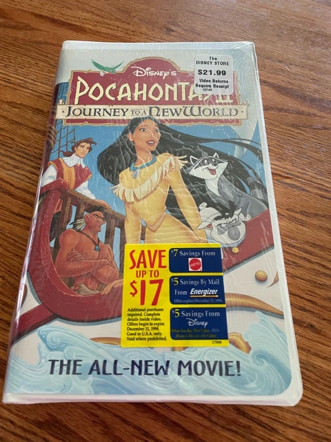 Walt Disney Pocahontas II Journey To A New World VHS Tape Video NEW SEALED