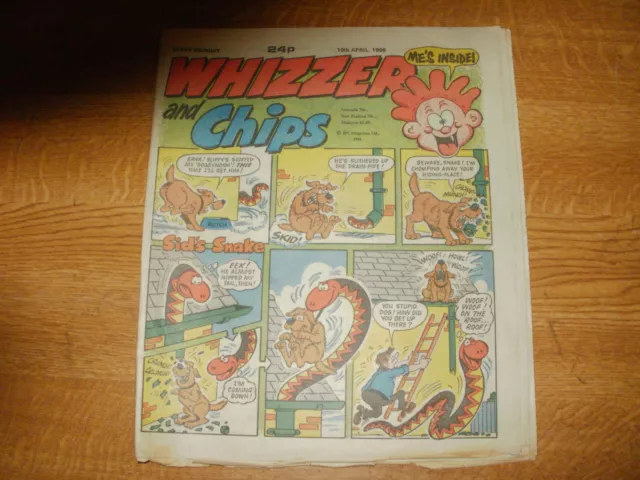 April 1986, WHIZZER & CHIPS, Adrian Quantick, Robert Rand, Lorraine Hatch.