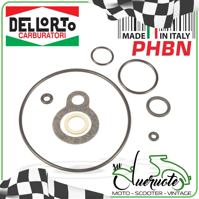 Kit Guarnizioni Carburatore Dell'orto Per La Revisione Phbn 12 16 17.5 Dellorto