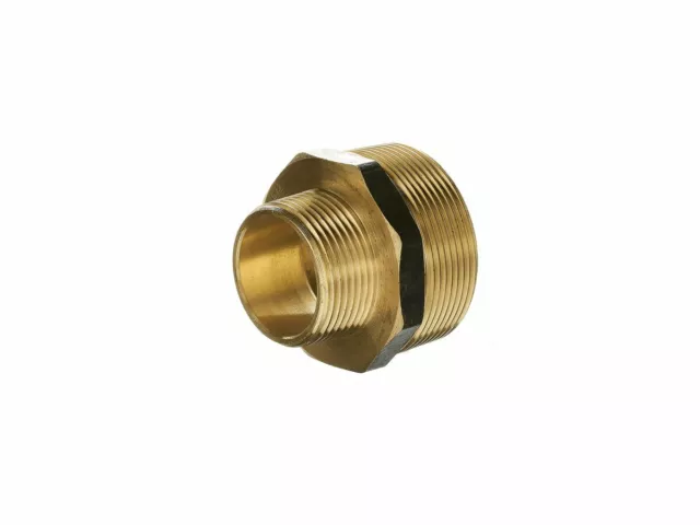 BRASS Hex Reducing Nipple 50 x 32mm (2 x 1 1/4 Inch)