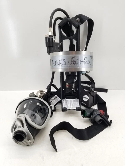 MSA SCBA Frame Harness 4500 Ultralite Firefighter DRAGER Ultra Elite Mask Medium