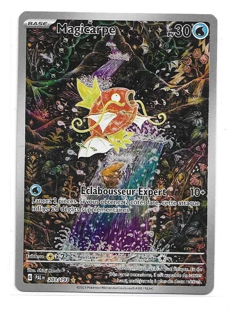 Carte Pokémon MAGICARPE Alternative Secrète - 203/193 - PV30 - Version française
