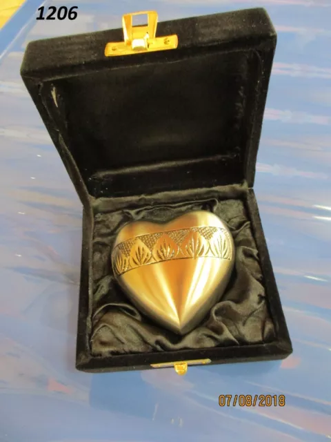 Palm Sized  Cremation Urn Token Ashes Urn Keepsake Funeral Ashes Urn Heart Shape