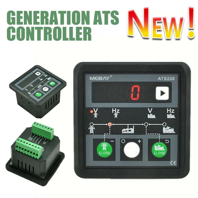 8-36V GENERATOR/MAINS ATS 220 Controller Automatic Transfer Switch ...