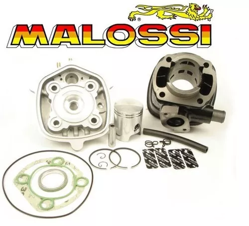 Kit Cylindre Culasse piston MALOSSI MBK Nitro Mach G Yamaha Aerox Jog RR 50cc 2t